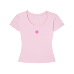 Pink Icon Slim-Fit Tee