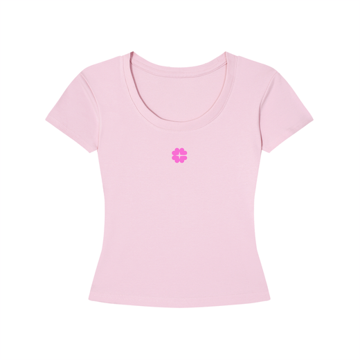 Pink Icon Slim-Fit Tee