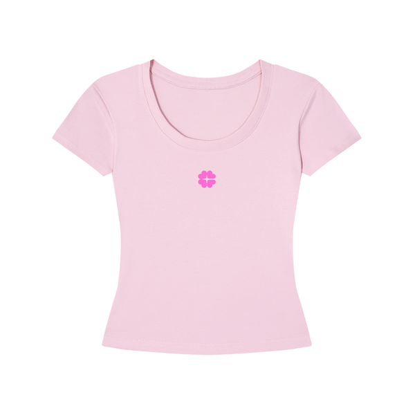 Pink Icon Slim-Fit Tee