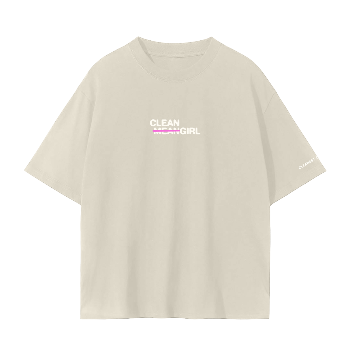 Oversized 𝚖̶𝚎̶𝚊̶𝚗̶ Cleangirl Tee