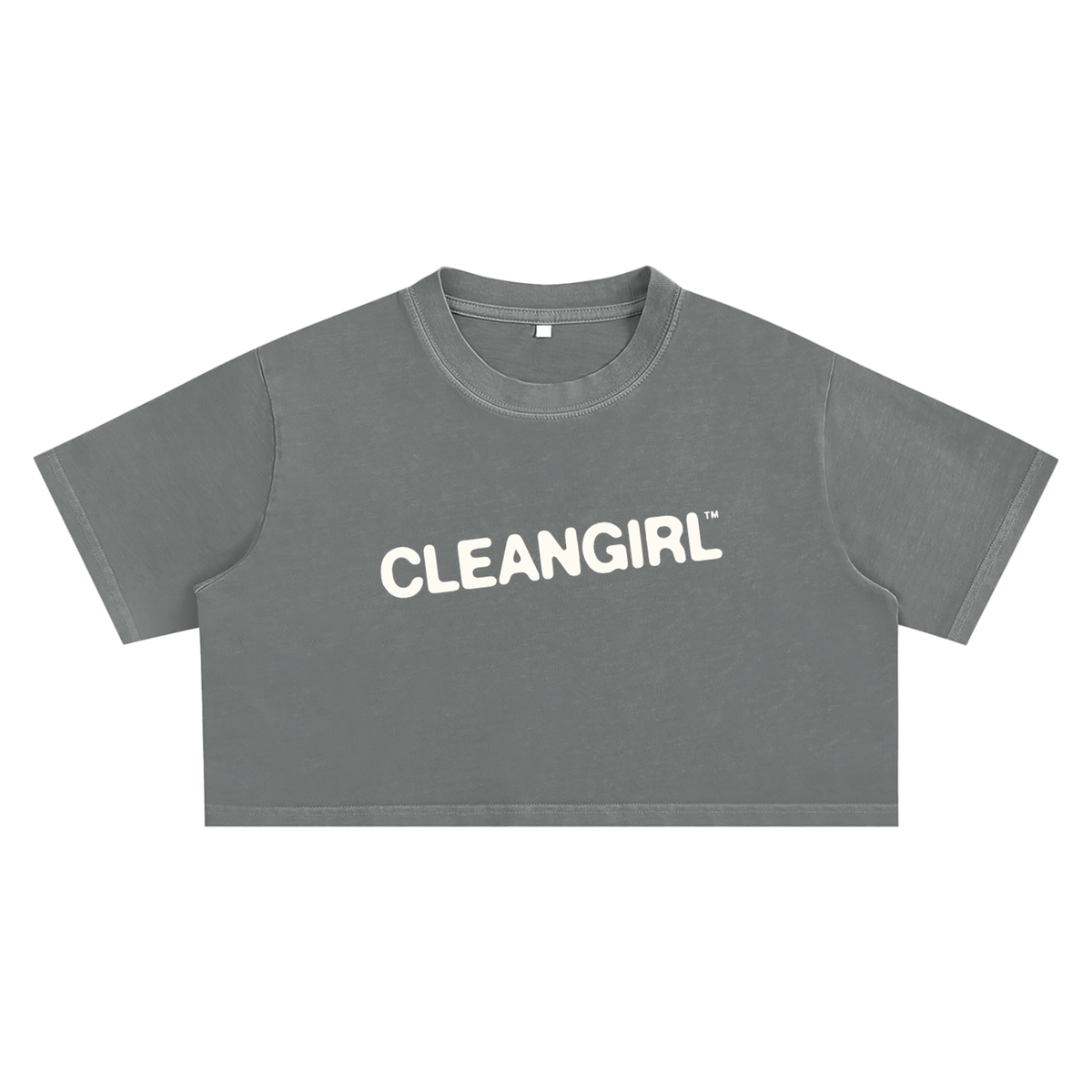 Faded Cleangirl™ Icon Crop Tee