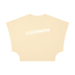 Cleanmom Loose Crop Tee
