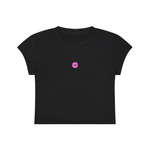 Pink Icon Slim Cropped Tee