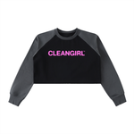 Pink Cleangirl™ 2-Tone Crop Crew