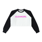 Pink Cleangirl™ 2-Tone Crop Crew