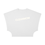 Cleanmom Loose Crop Tee