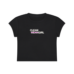 𝚖̶𝚎̶𝚊̶𝚗̶ Cleangirl Slim Crop Tee