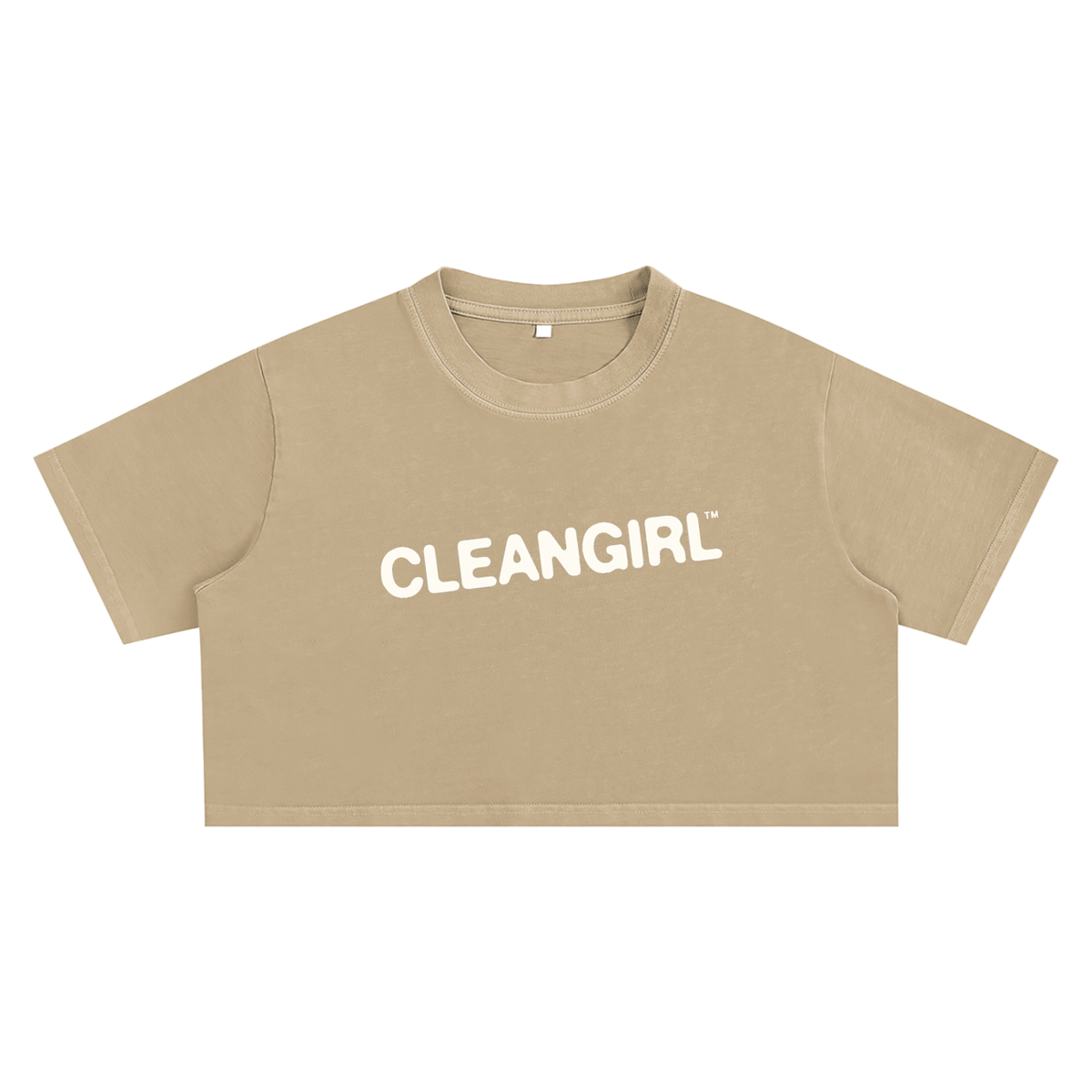 Faded Cleangirl™ Icon Crop Tee