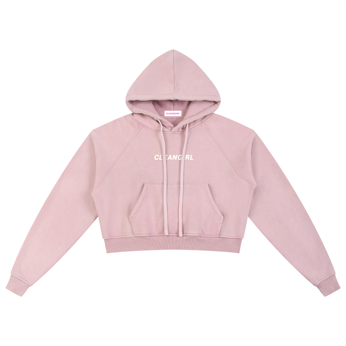 Cleangirl™ Signature Sparkle Crop Hoodie