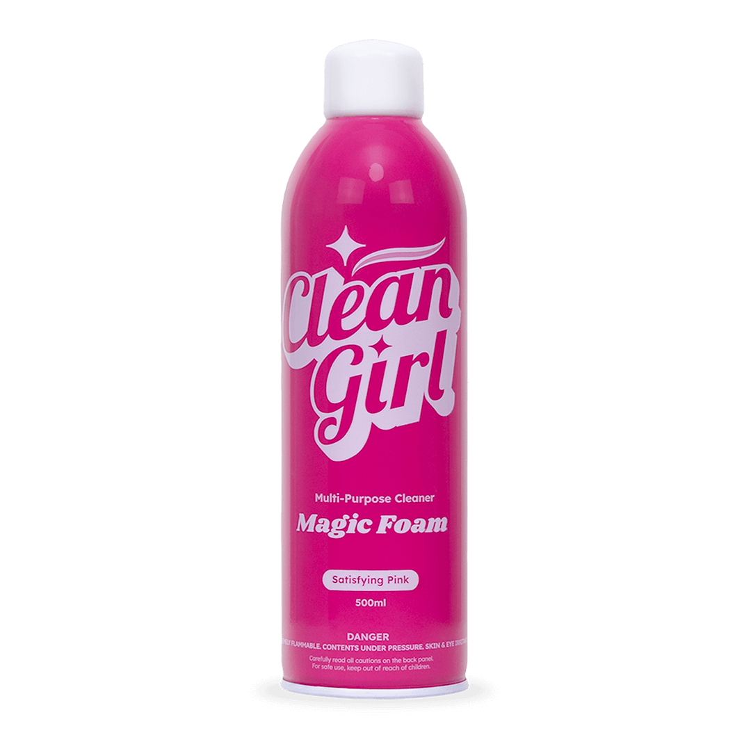 Clean Girl Magic Foam – Viral Pink Multi-Purpose Cleaning Spray