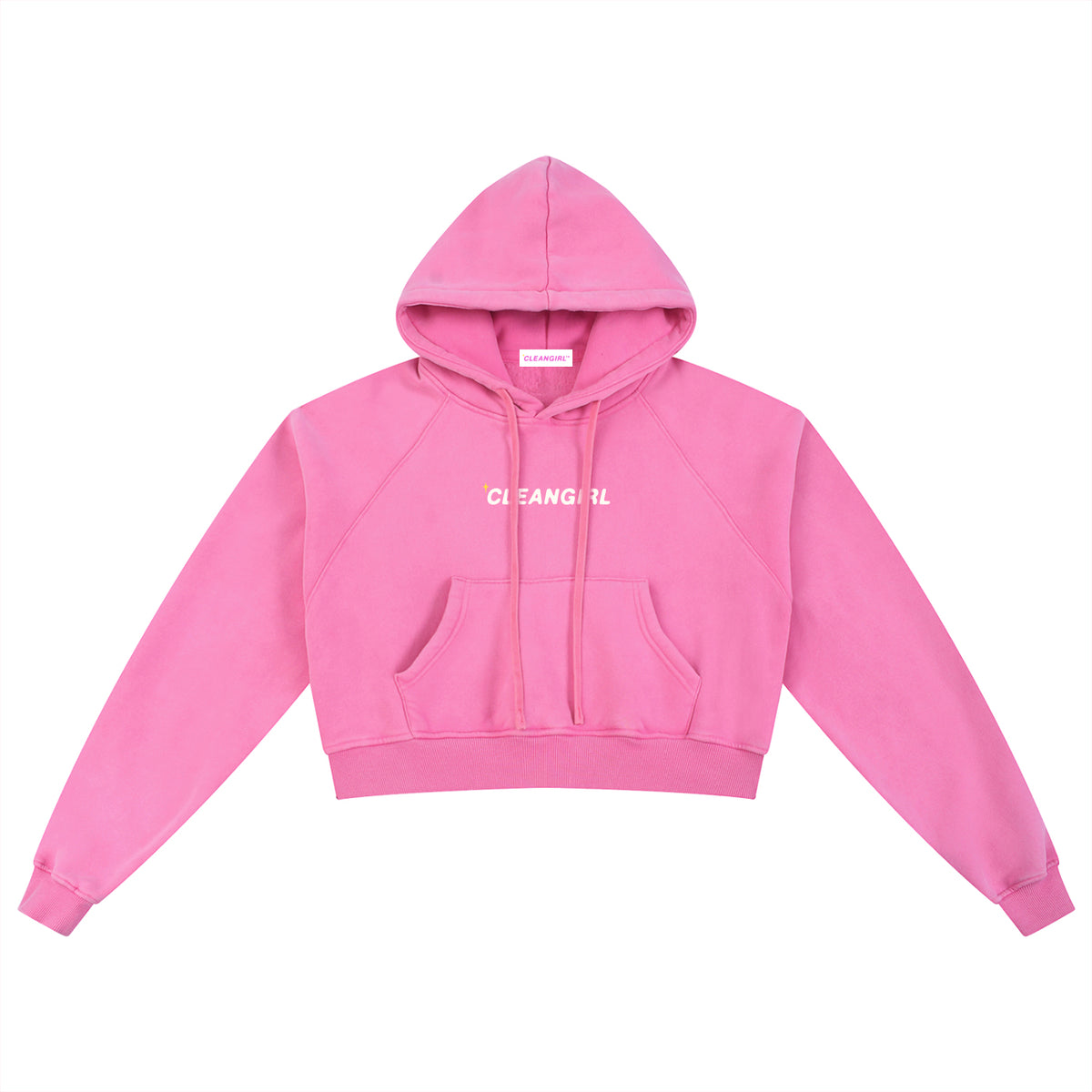 Cleangirl™ Signature Sparkle Crop Hoodie