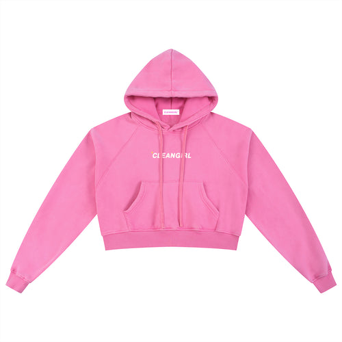 Cleangirl™ Signature Sparkle Crop Hoodie