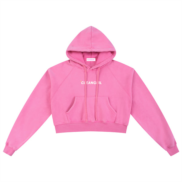 Cleangirl™ Signature Sparkle Crop Hoodie