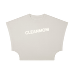 Cleanmom Loose Crop Tee