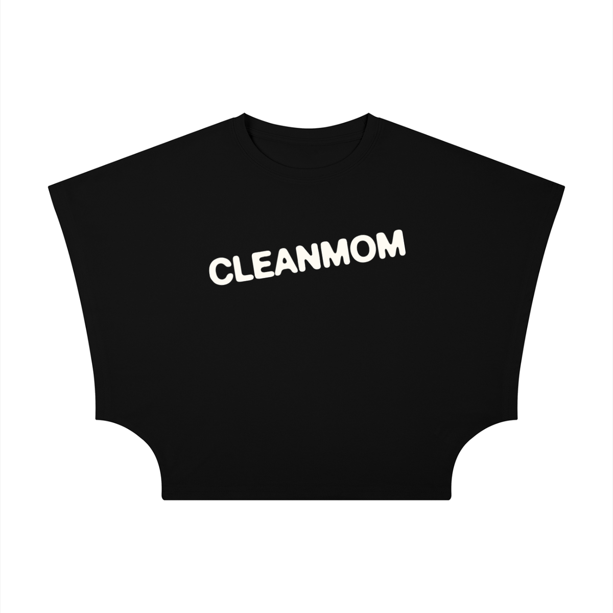 Cleanmom Loose Crop Tee