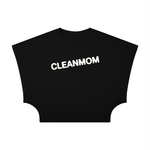 Cleanmom Loose Crop Tee