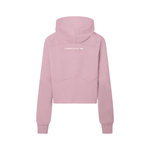 Clean Icon Half-Zip Crop Hoodie