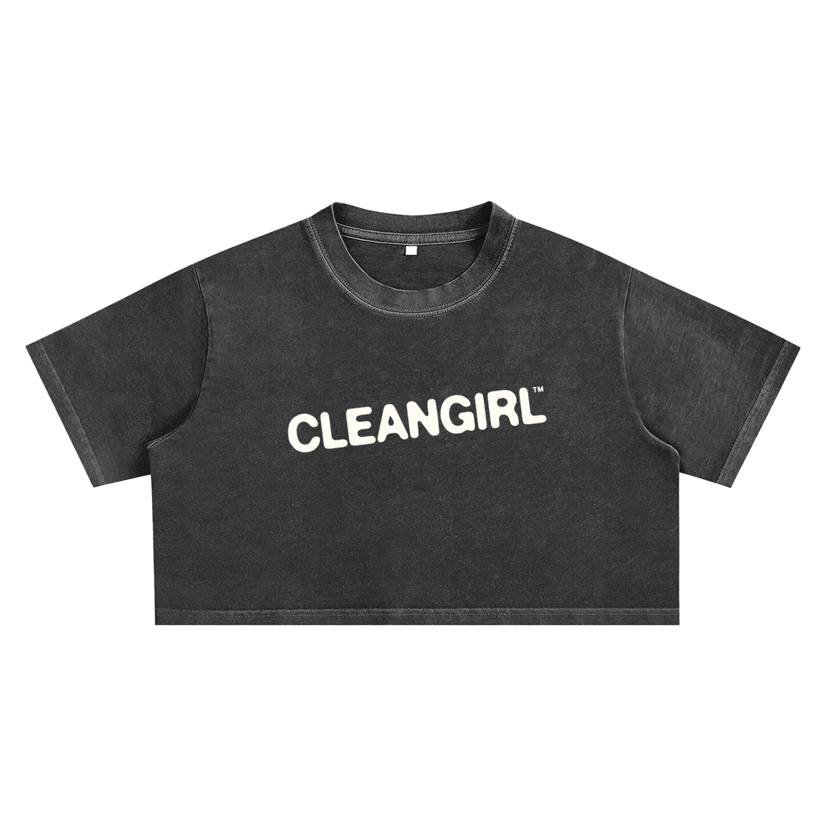 Faded Cleangirl™ Icon Crop Tee